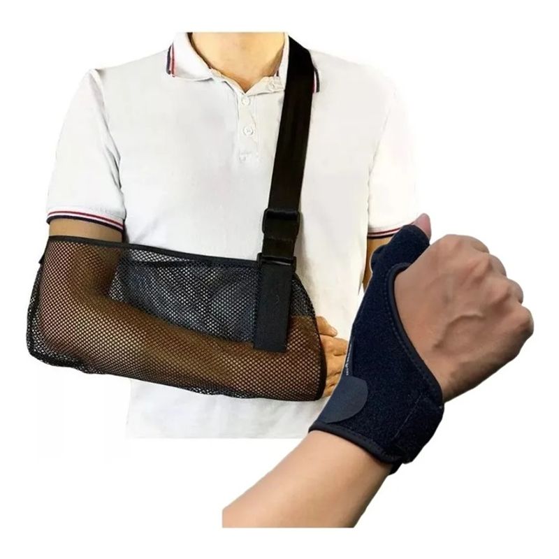 GENERICO - Férula Muñequera Inmovilizador Dedo Pulgar Cabestrillo Adulto