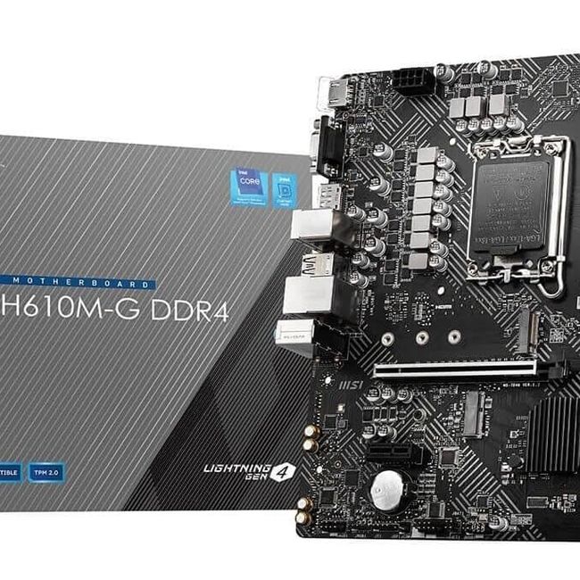 MSI - MB s1700 Intel - MSI PRO H610M-G DDR4 - 2x DDR4 - Micro ATX