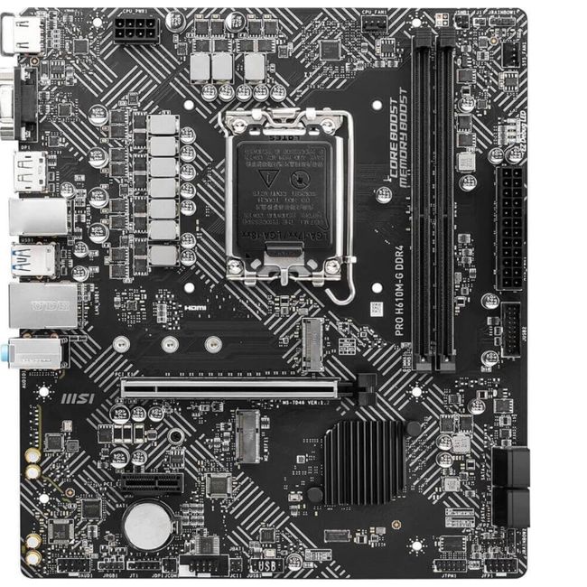 MSI - MB s1700 Intel - MSI PRO H610M-G DDR4 - 2x DDR4 - Micro ATX