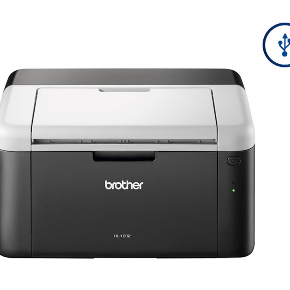 BROTHER - Impresora Laser (Negro) - Brother HL-1202 - 21 ppm - USB 2.0