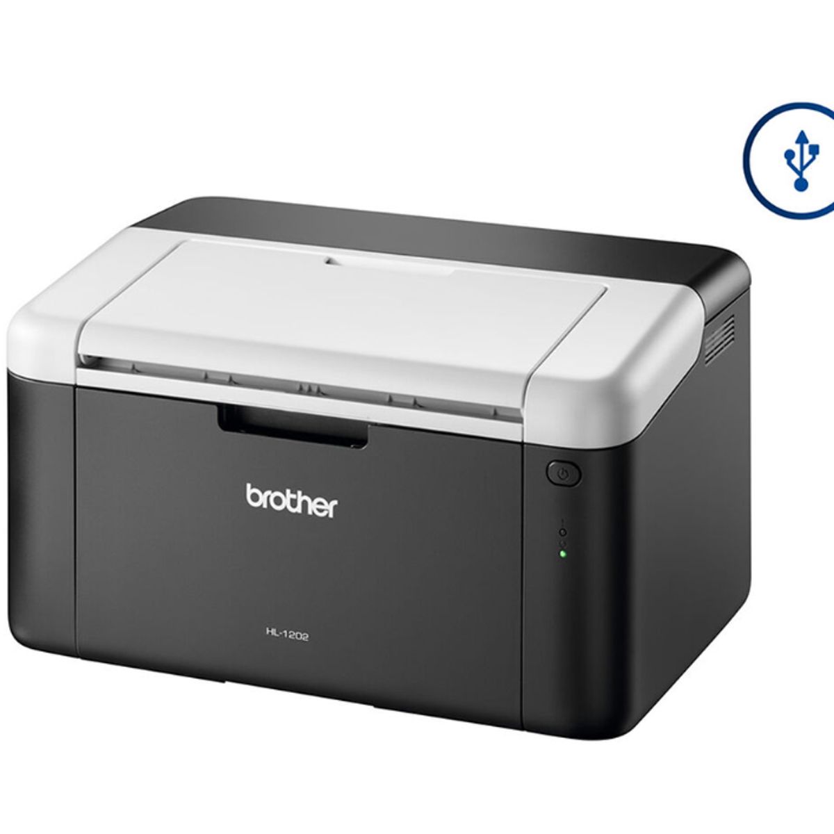 BROTHER - Impresora Laser (Negro) - Brother HL-1202 - 21 ppm - USB 2.0