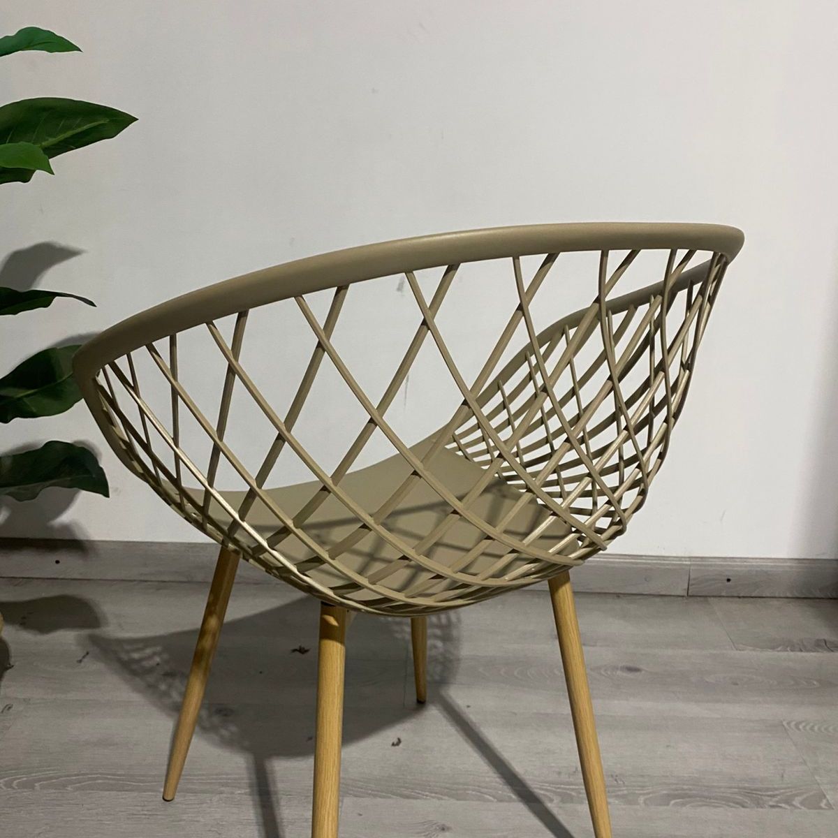 GENERICO - Pack 4 Butacas Eames Mesh - Beige