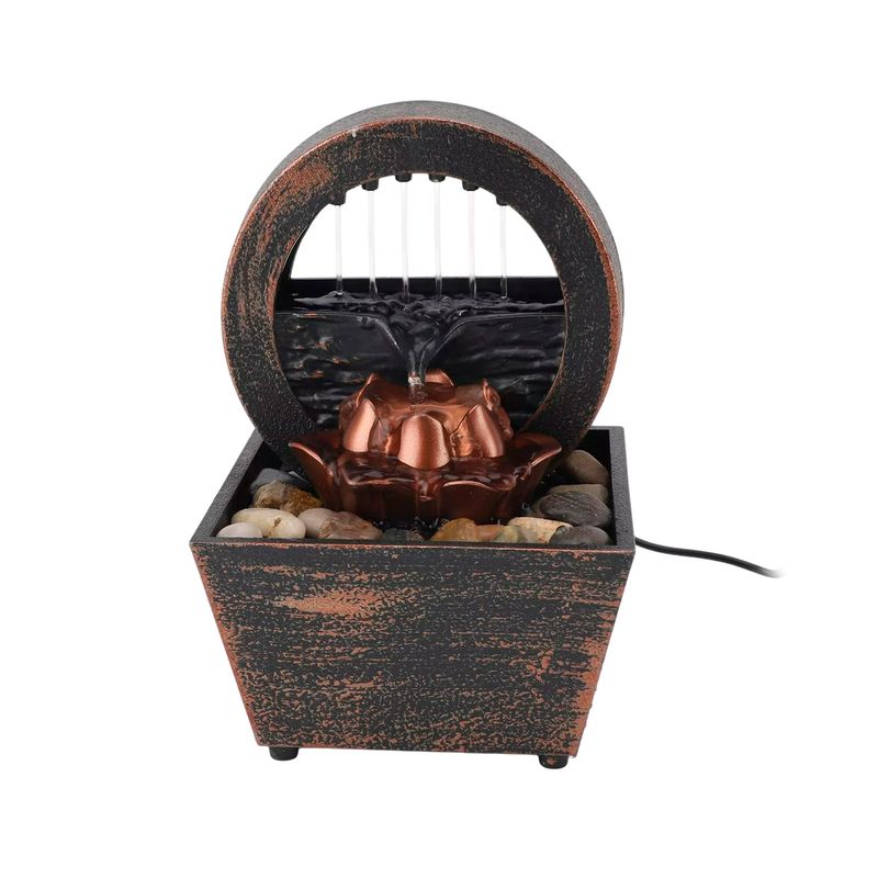 MUNDO ONLINE - Fuente De Mesa Cascada De Agua Feng Shui Estilo Paris