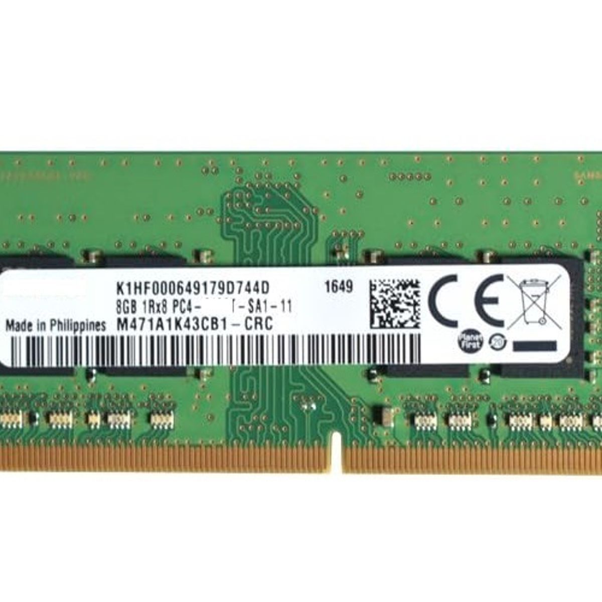 SAMSUNG - Memorias RAM Sodimm 8gb Ddr4 3200mhz Para Notebook