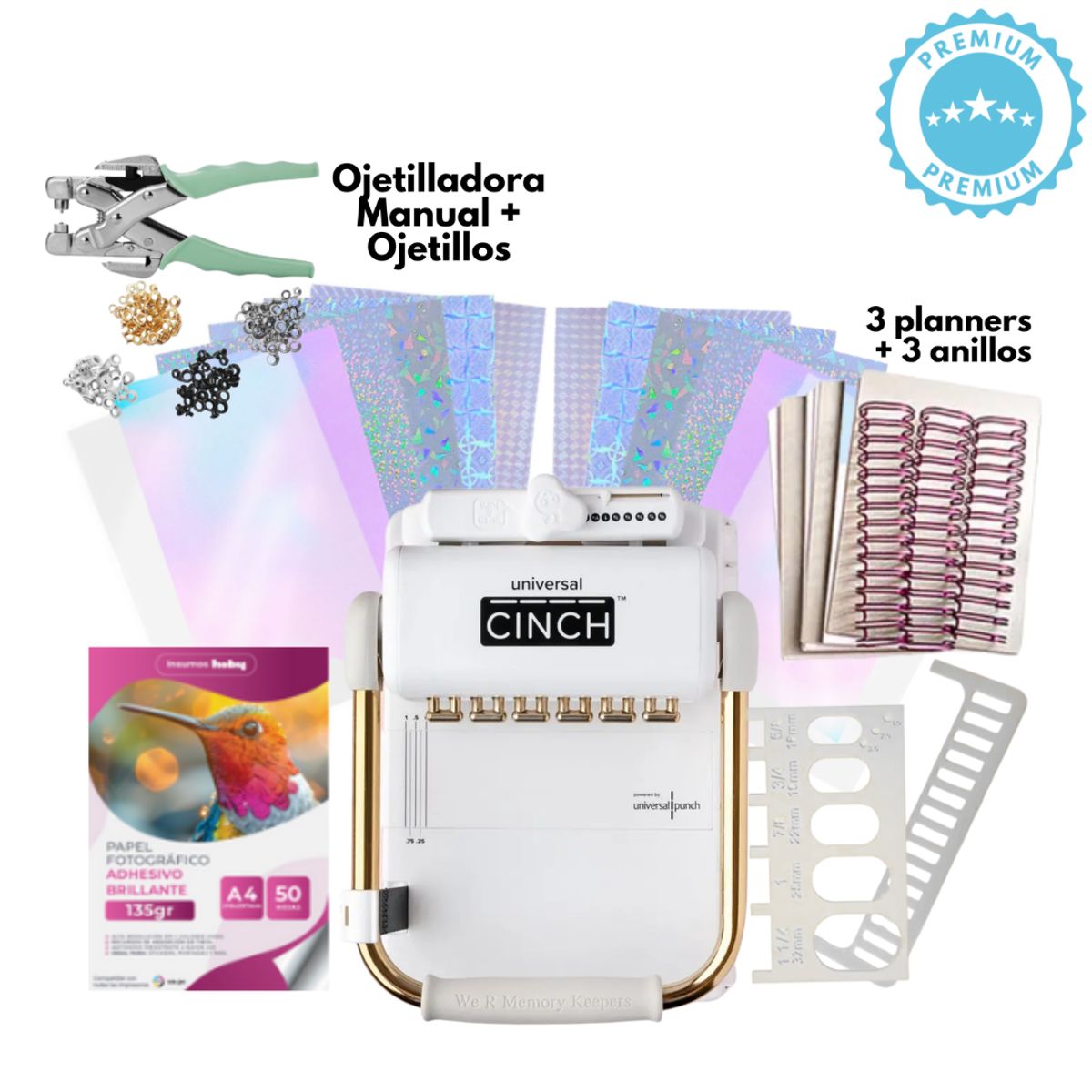 AMERICAN CRAFTS - Encuadernadora UNIVERSAL CINCH INICIO K245