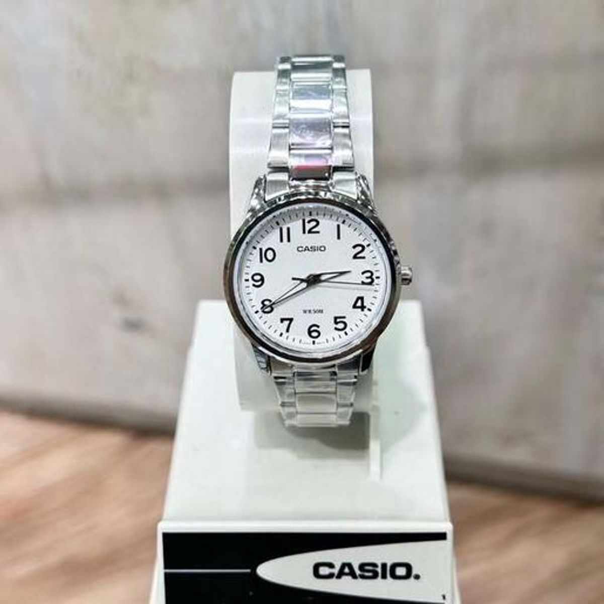 CASIO - reloj casio ltp1303d-7b mujer analgo metal wr50m
