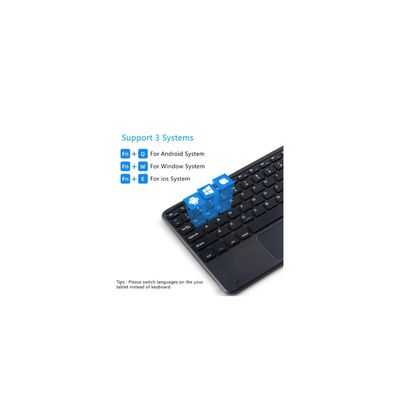 Imagen 2 del producto Funda Con Teclado Touchpad Ñ Para iPad 9.7 5ta/6ta Generación