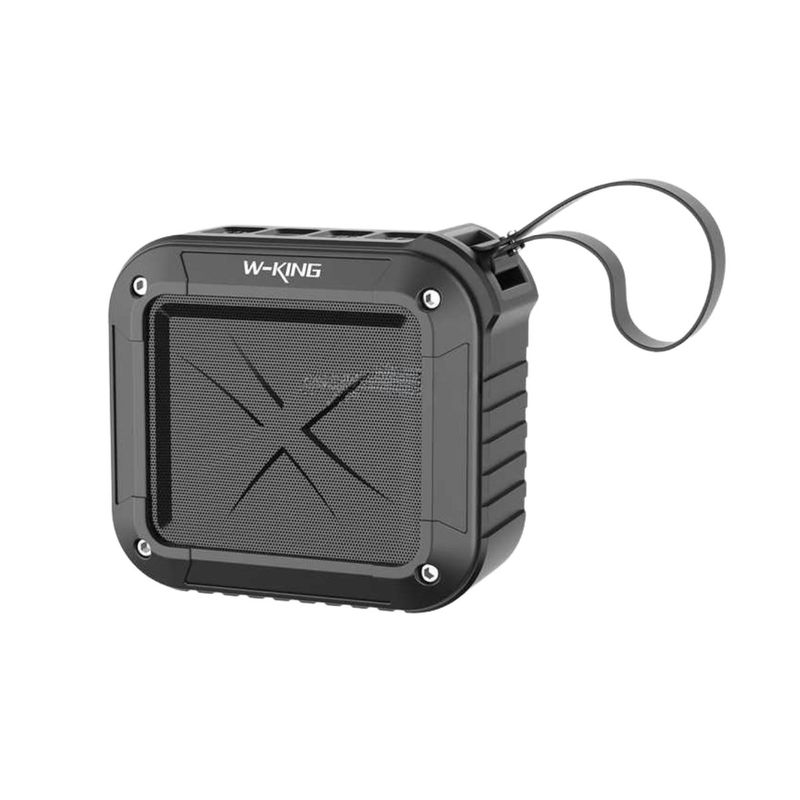 GENERICO - Parlante Bluetooth Outdoor IPX6 NFC FM 10 Horas W-KING S7 Negro
