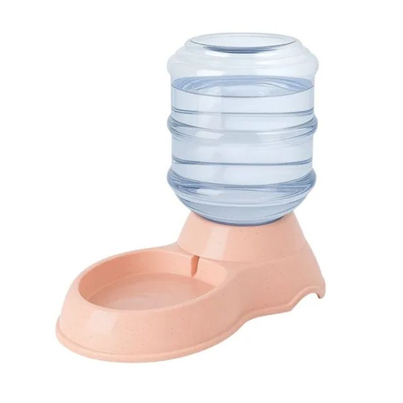 MARBEN PETS - Bebedero Para Perros Gatos Dispensador De Agua 1 Galón Rosa