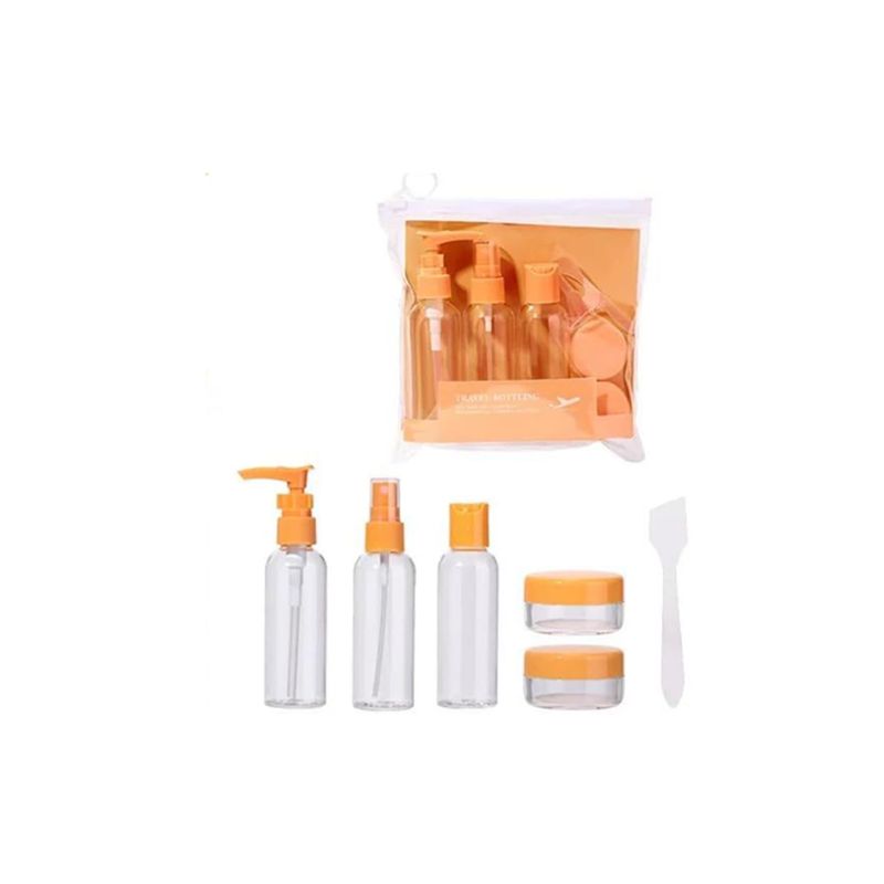 GENERICO - Kit De Viaje Portátil Botella De Vacío Dispensador Líquidos