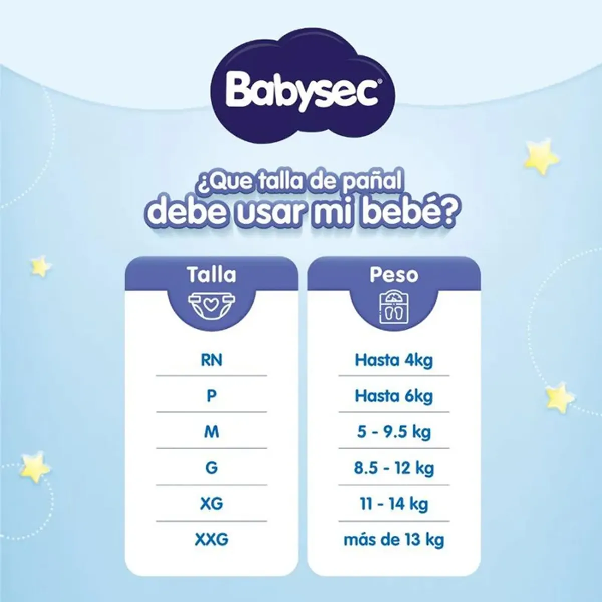 BABYSEC - Pañal Babysec Premium P 20