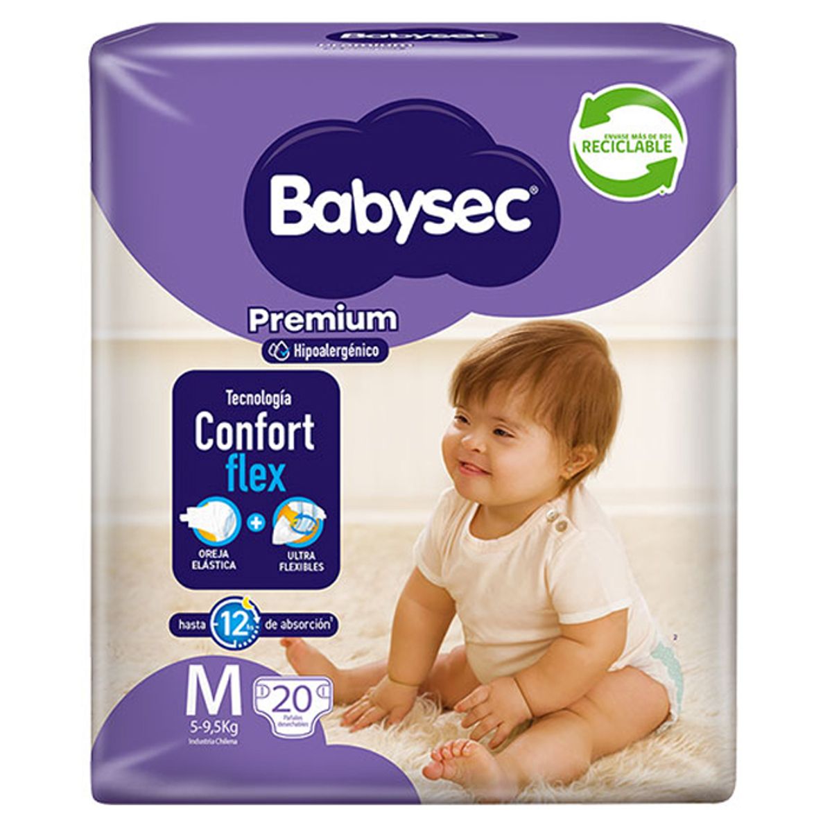 BABYSEC - Pañal Babysec Premium M 20