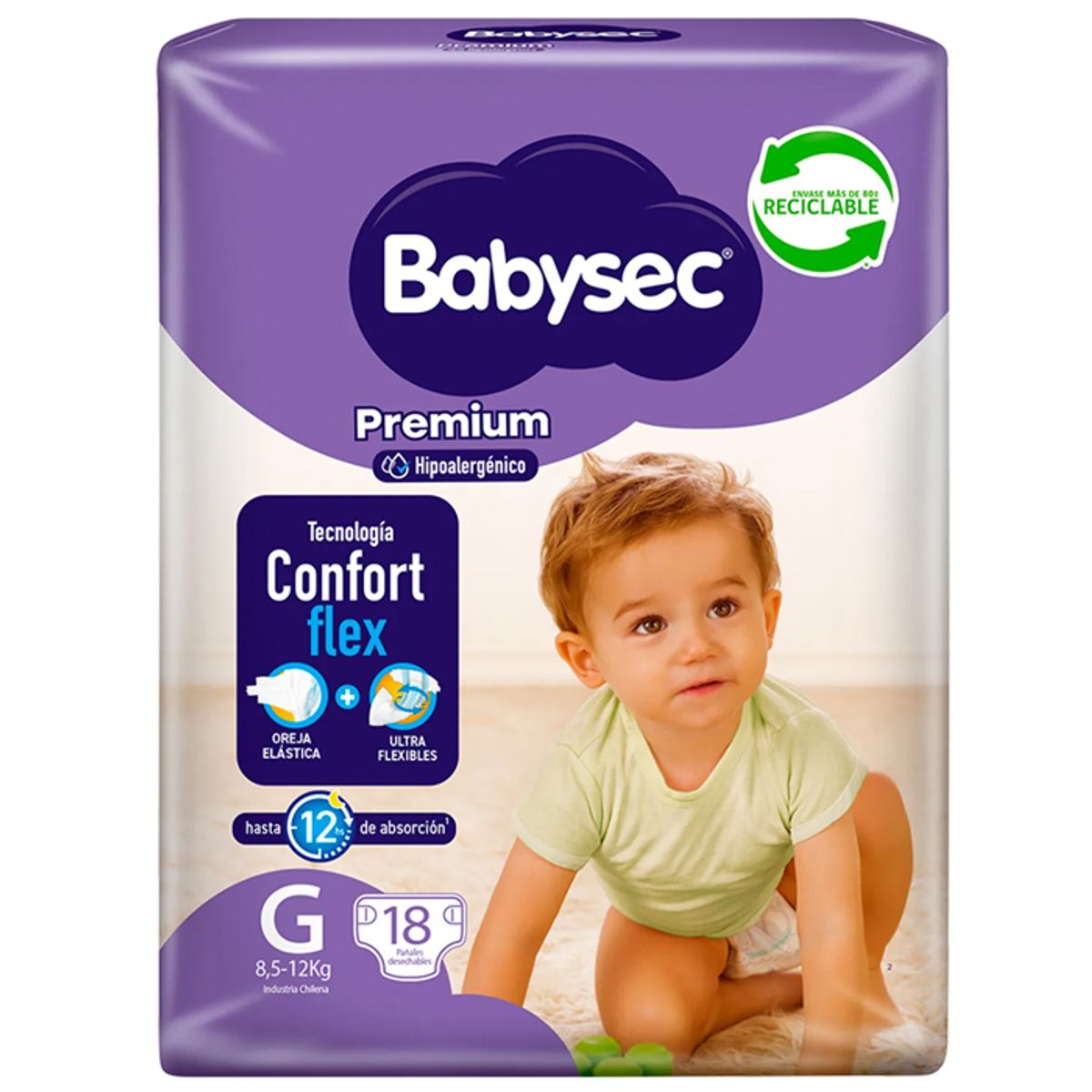 BABYSEC - Pañal Babysec Premium G 18