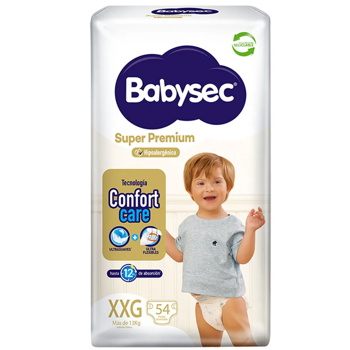 BABYSEC - Pañal Babysec Super Premium XXG 54