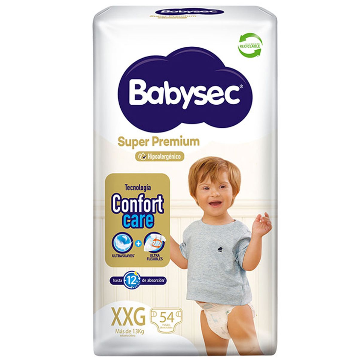 BABYSEC - Pañal Babysec Super Premium XXG 54
