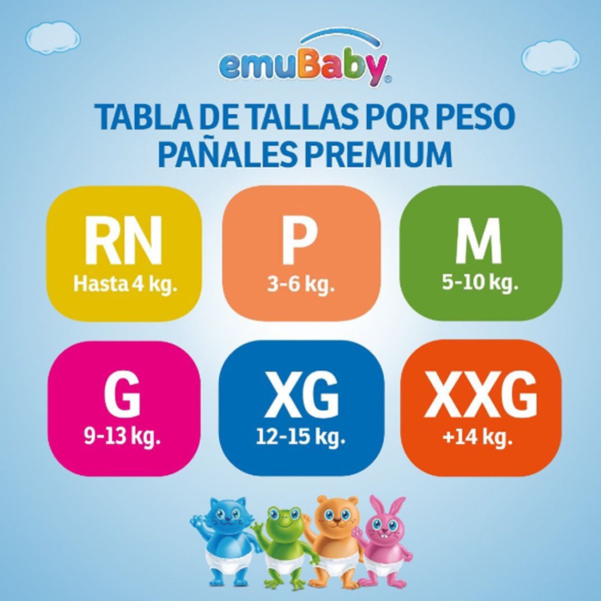 EMUBABY - Pañal Emubaby Premium M 22