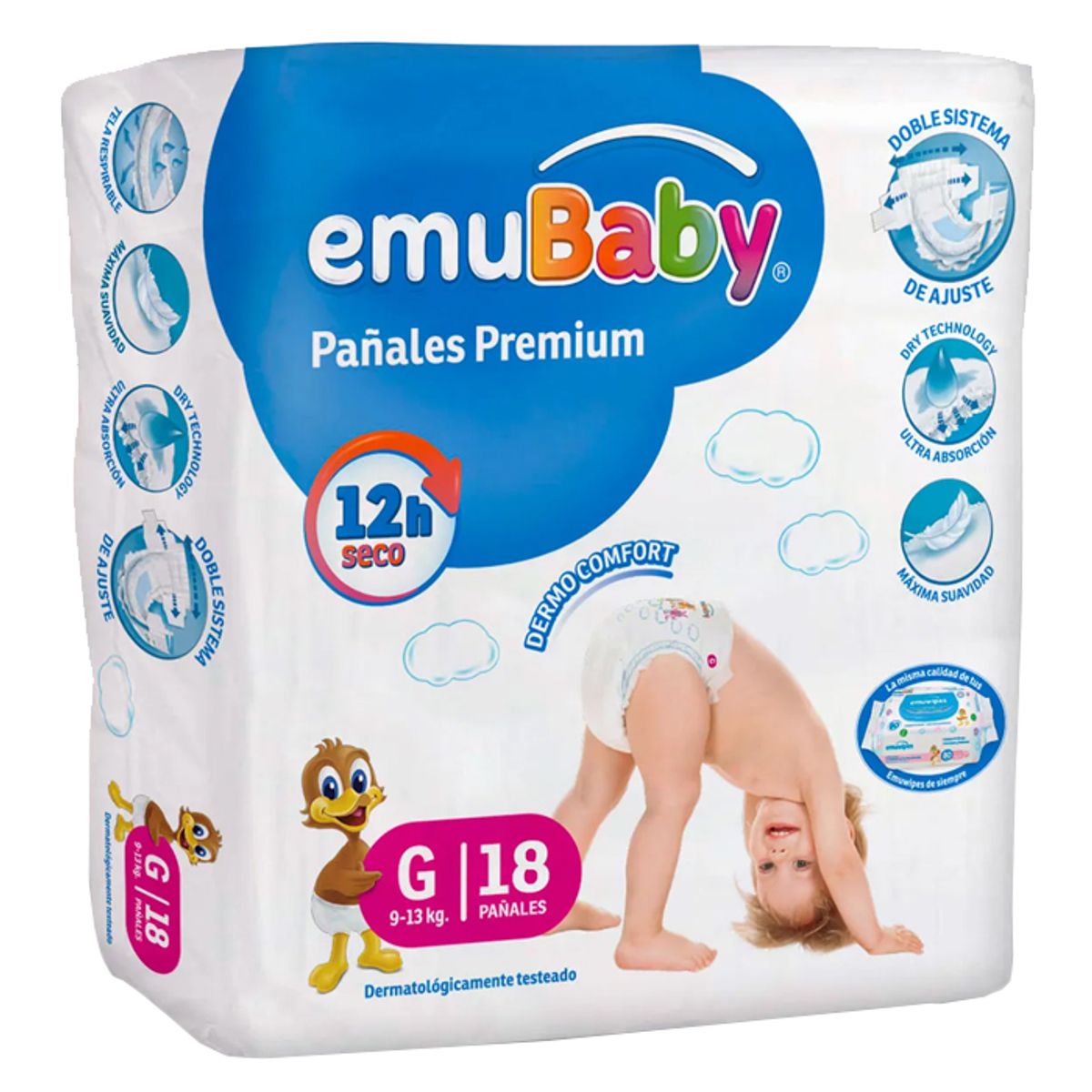 EMUBABY - Pañal Emubaby Premium G 20
