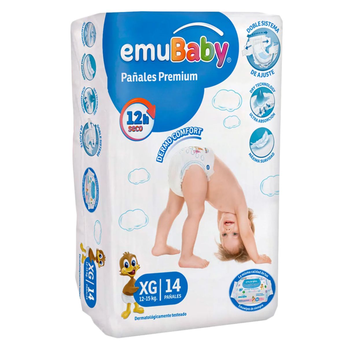 EMUBABY - Pañal Emubaby Premium XG 14