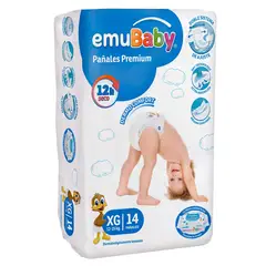 EMUBABY - Pañal Premium XG 14