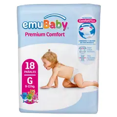 EMUBABY - Pañal Comfort G 18