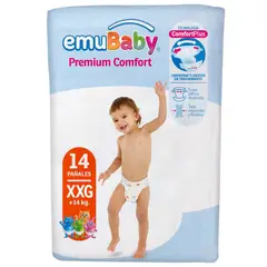 EMUBABY - Pañal Comfort XXG 14