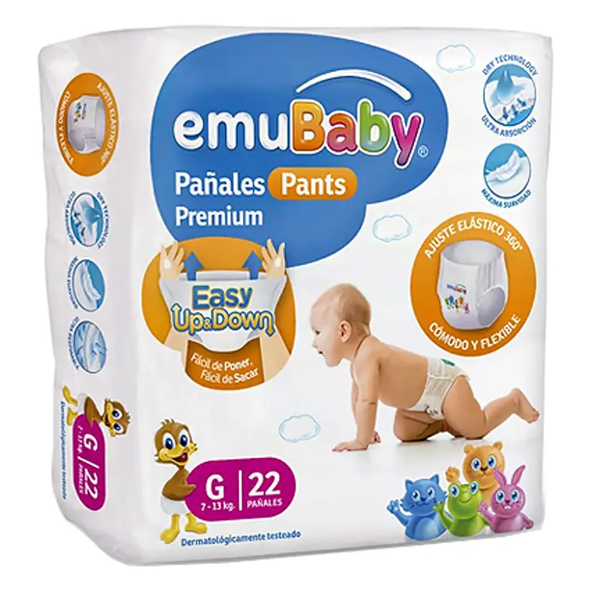 EMUBABY - Pañal Emubaby Pants G 22
