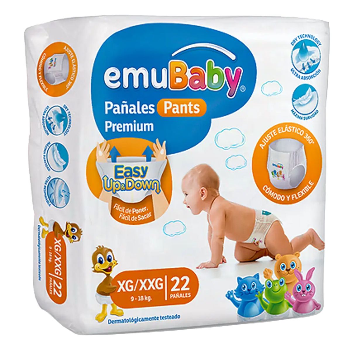EMUBABY - Pañal Emubaby Pants XG/XXG 22