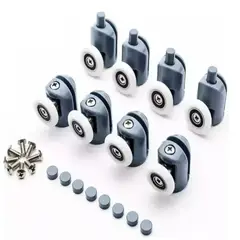 GENERICO - Ruedas Para Cabinas De Ducha 8 Ruedas