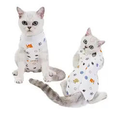 MARBEN PETS - Faja Body Post Operatorios Para Perro Gato Chaleco AzulClaro