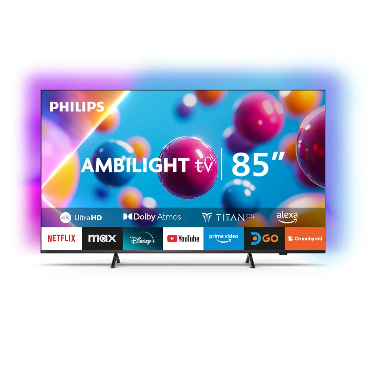 PHILIPS - Smart TV Philips 85 Ambilight TV 4K UHD 85PUD8209