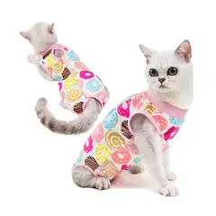 MARBEN PETS - Faja Body Post Operatorios Para Perro Gato Chaleco Rosa