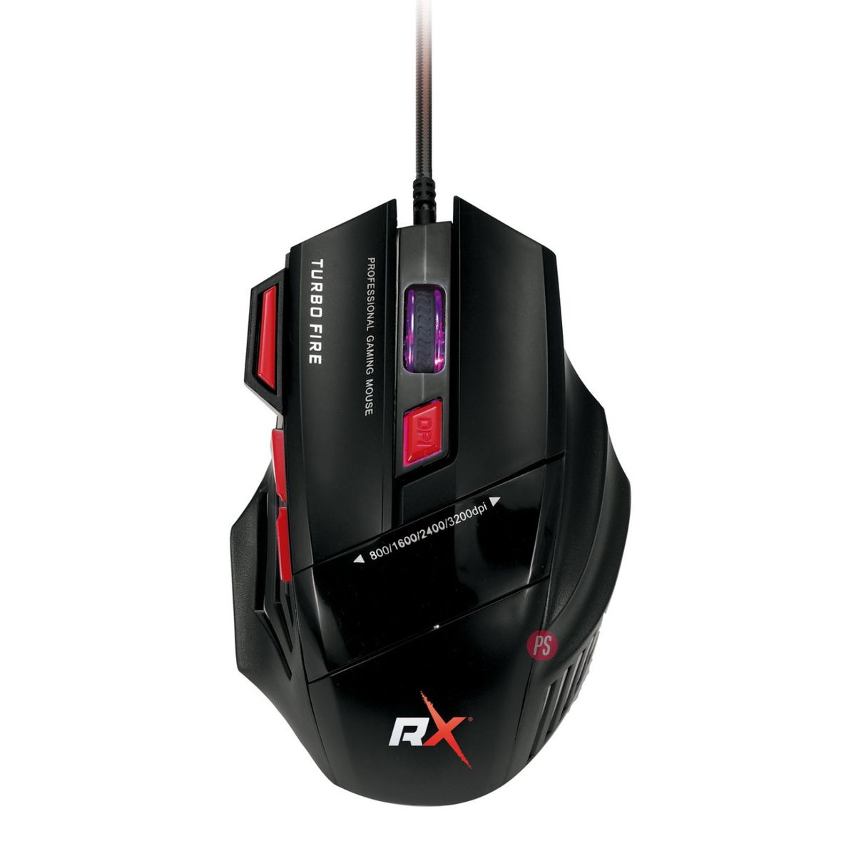 REPTILEX - Mouse Gamer Pc Usb 3200dpi Retroiluminado - Ps