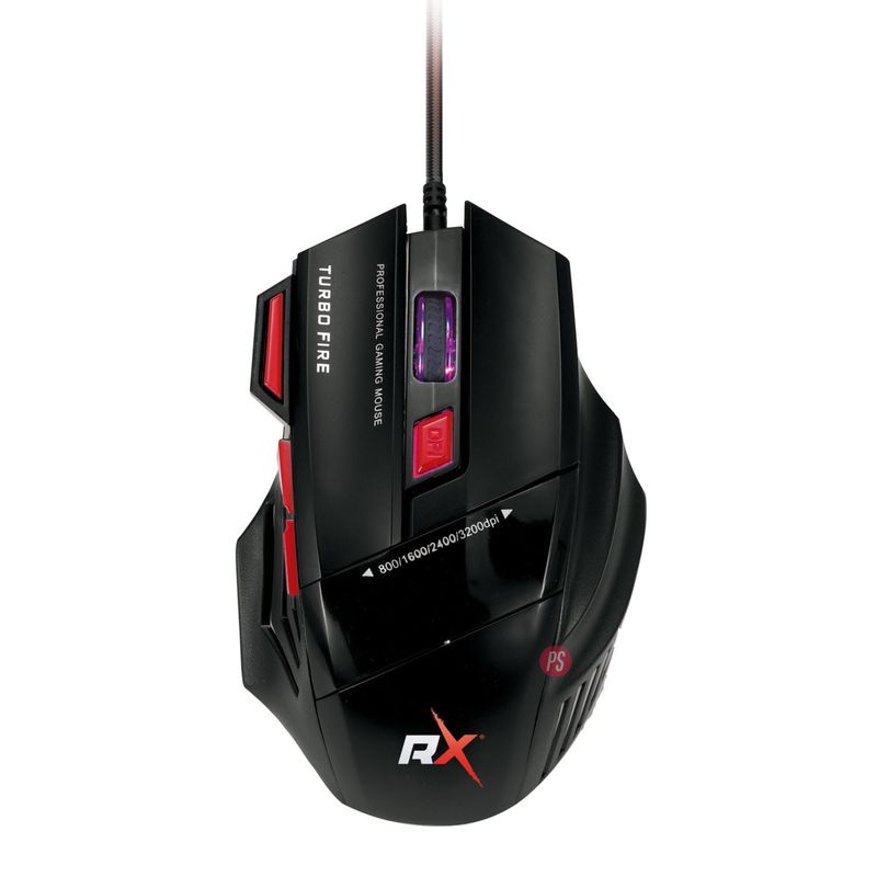 REPTILEX - Mouse Gamer Pc Usb 3200dpi Retroiluminado - Ps