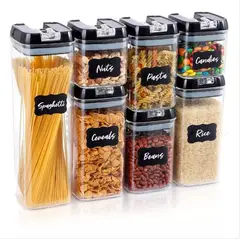 GEN - Set de Contenedores Herméticos de Alimentos 7 PIEZAS
