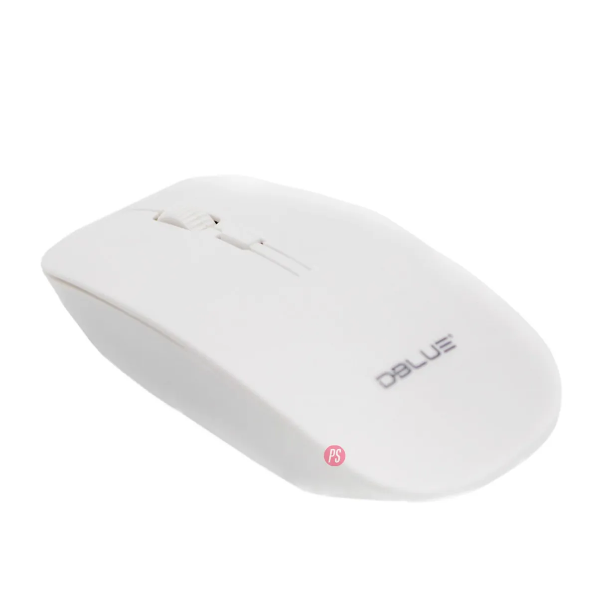 DBLUE - Mouse Óptico Inalámbrico Diseño Plano Color Blanco - Ps