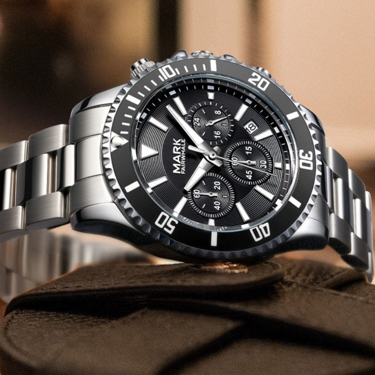 ARTIHOGAR - Reloj Submariner Cronografo Mark Fairwhale Cristal De Zafiro