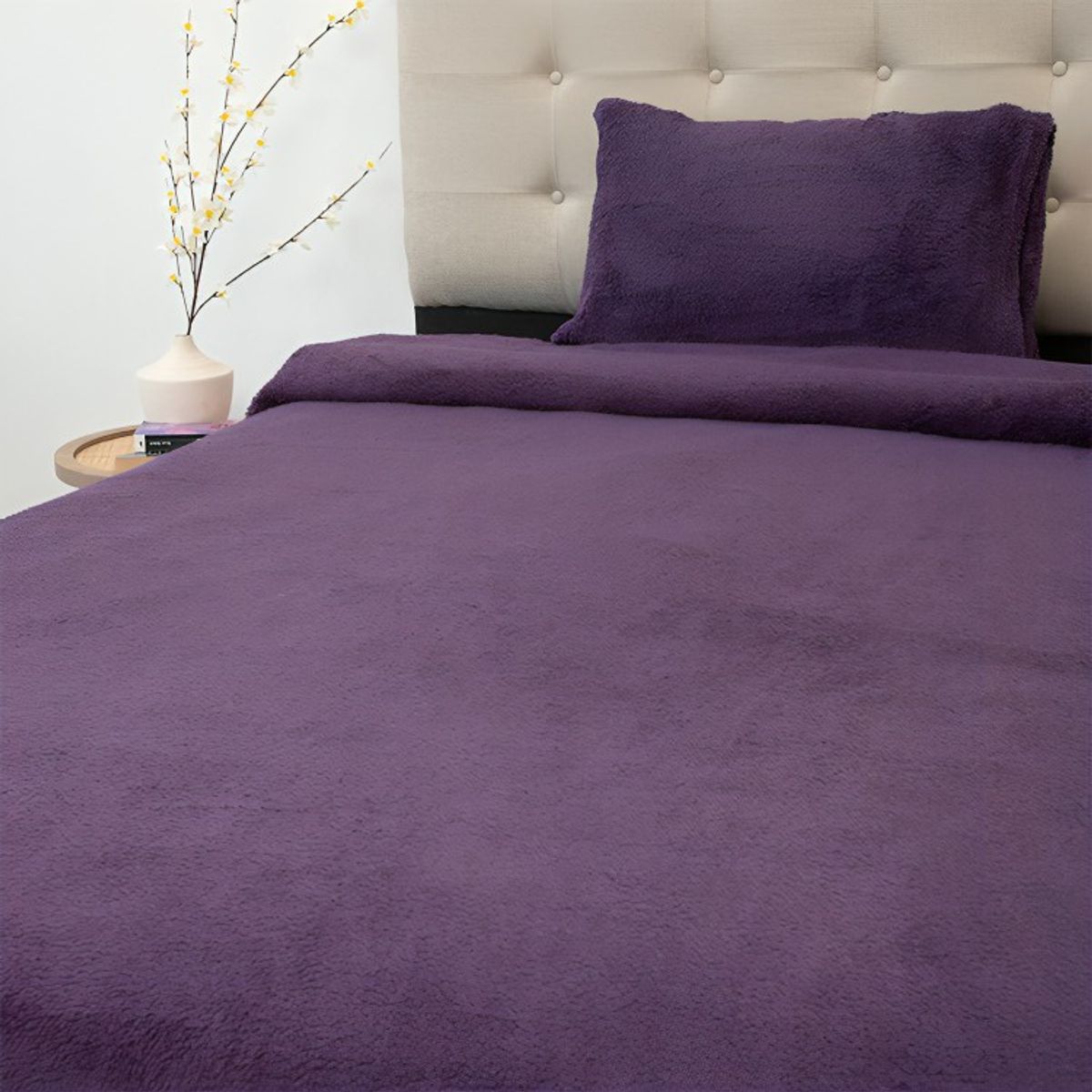 DORAL - Sábanas Chiporro Lisa 1,5 Plazas / Morado– Doral