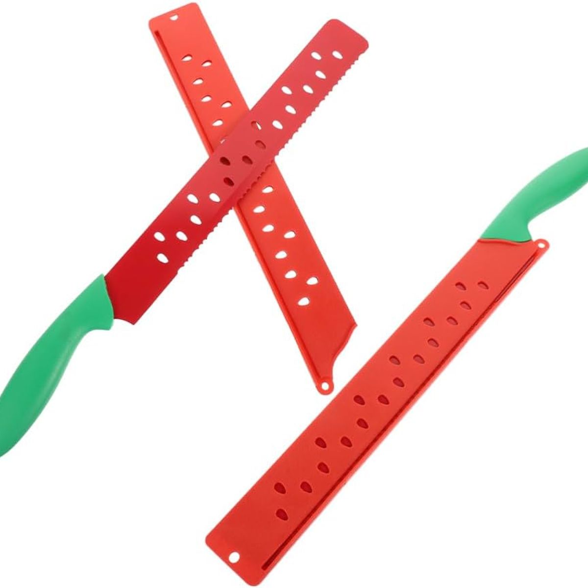 GENERICO - Cuchillo Para Zapallo Sandia Melón Y Pan Culinary Fresh Verde