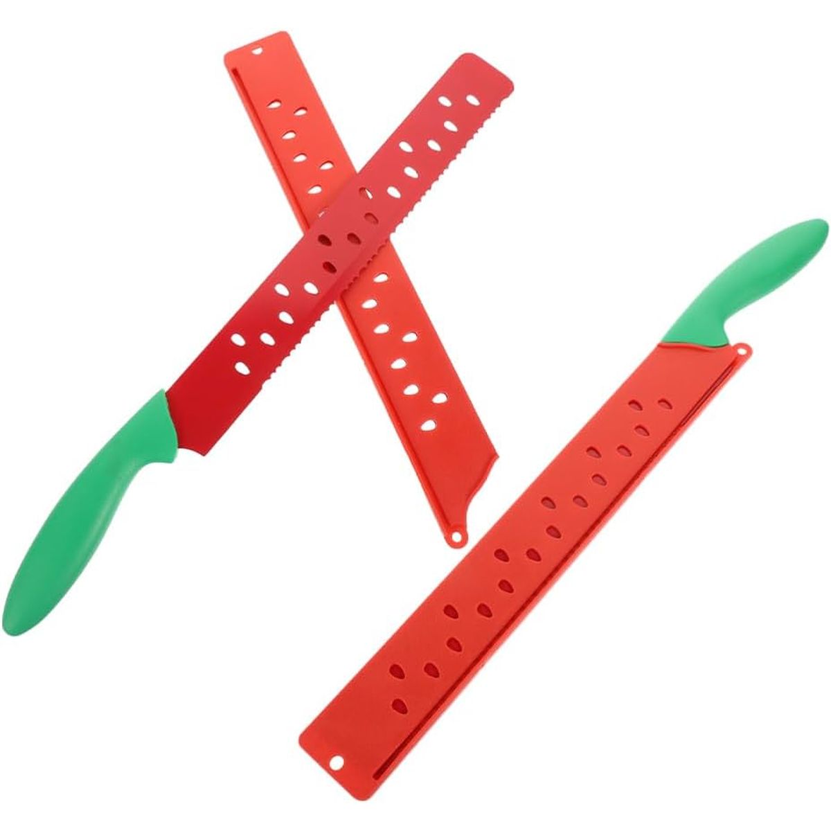 GENERICO - Cuchillo Para Zapallo Sandia Melón Y Pan Culinary Fresh Verde