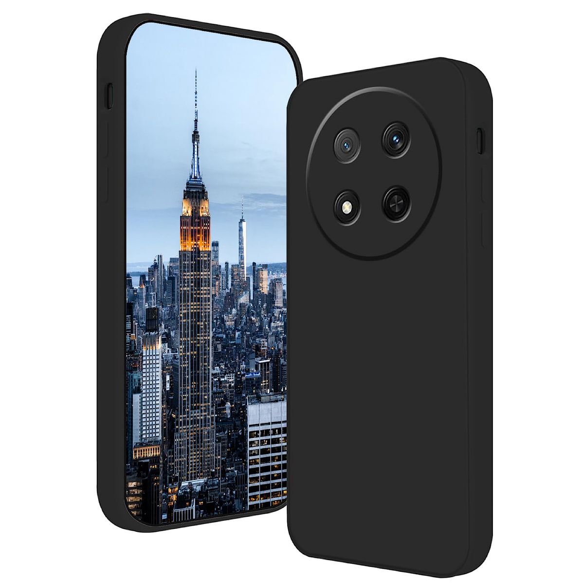 GENERICO - Carcasa Silicona Para Magic 7 Lite - Negro