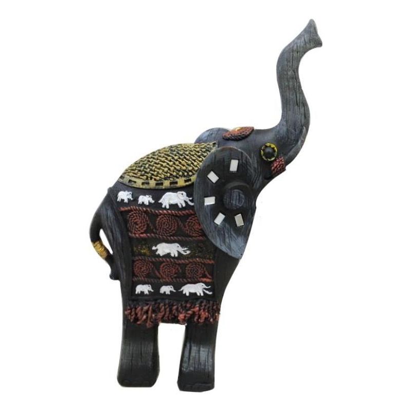 GENERICO - Elefante Decorativo de Polyresina 30cm para el Hogar