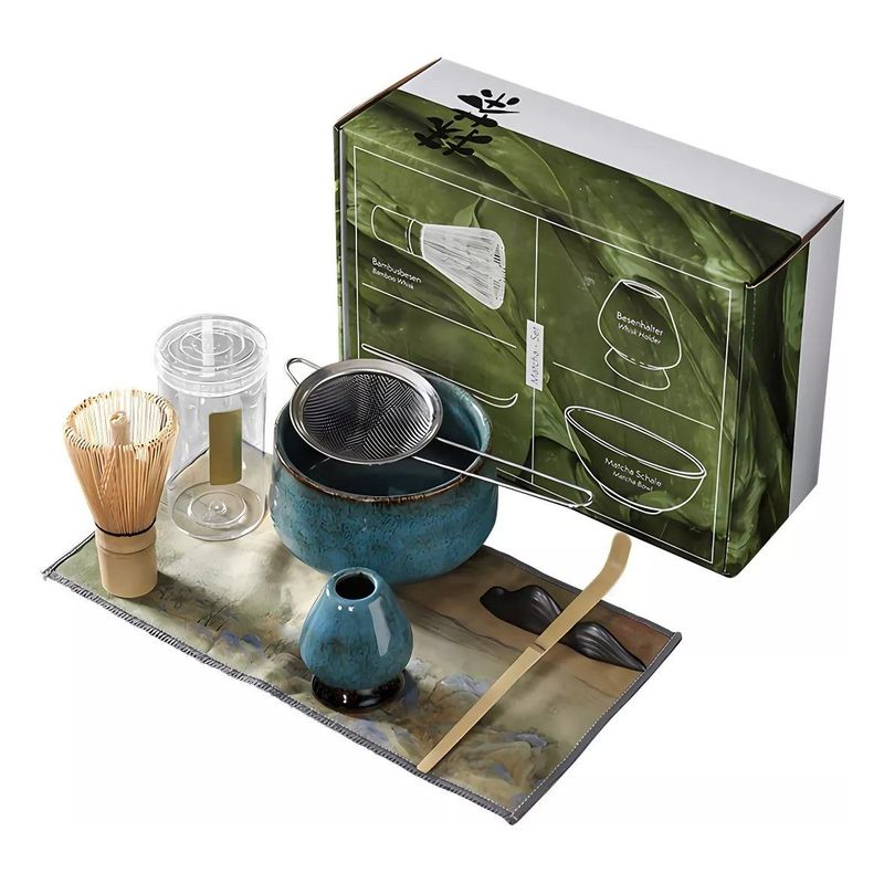 GENERICO - Set Ceremonial de Té Matcha Herramientas Tradicionales y Naturales