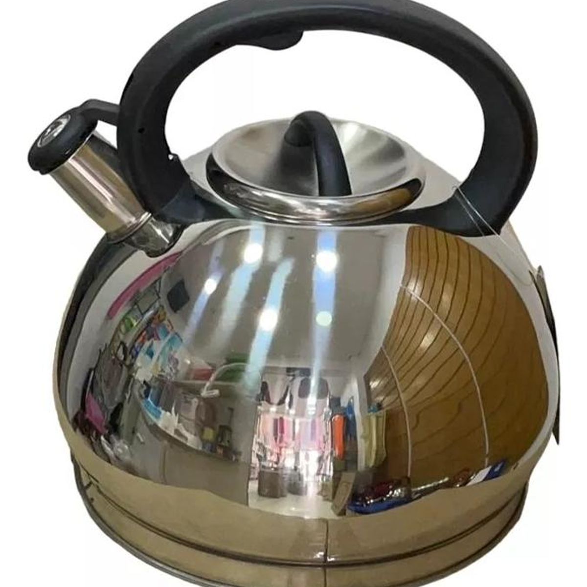 GENERICO - Tetera Premium 5L de Acero Inoxidable con Silbido Elegante