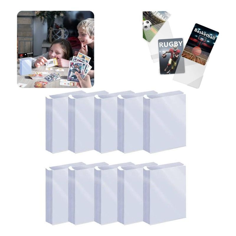 GENERICO - Fundas Transparentes para Tarjetas TCG 1000 Protectores