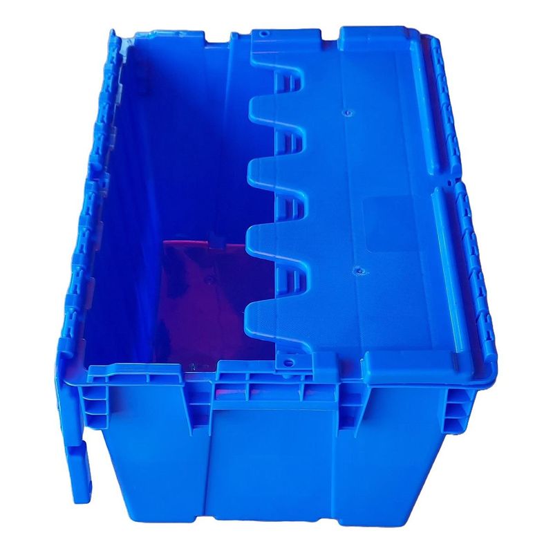 GENERICO - Caja Plástica Azul de Almacenamiento 52 litros Resistente