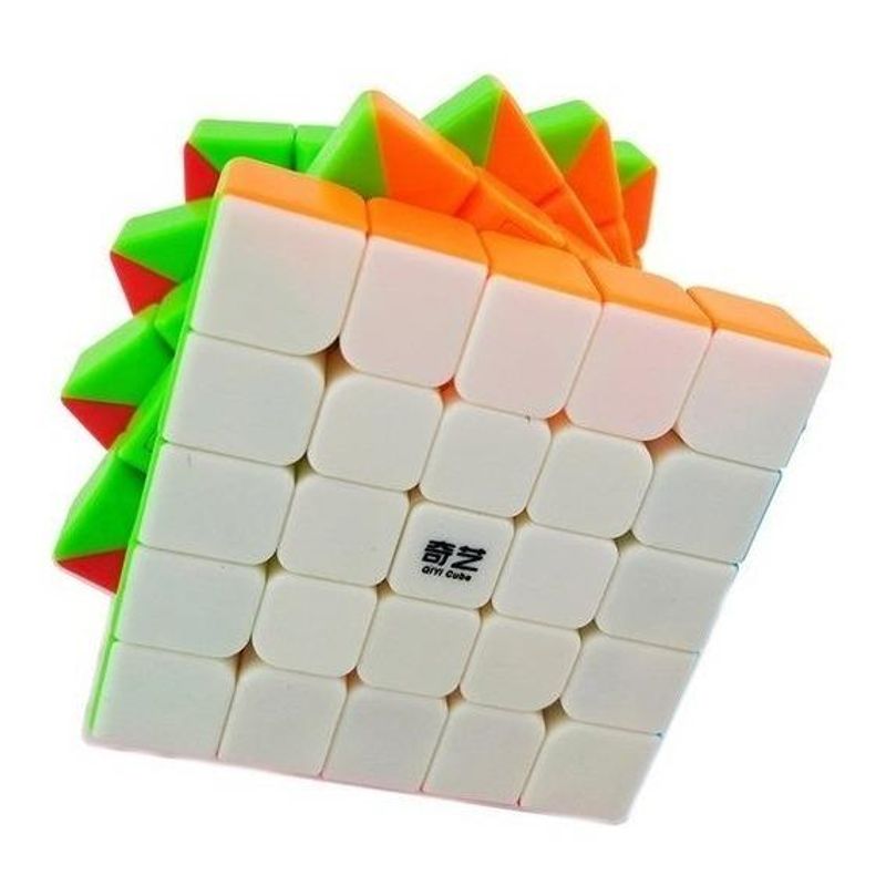 GENERICO - Cubo de Velocidad 5x5x5 Stickerless Reto Mental Sin Pegatinas