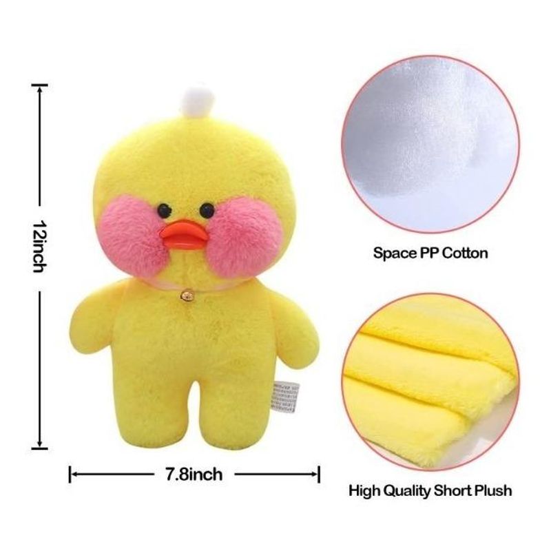 GENERICO - Peluche de Pato Fashion con Accesorios Divertidos 30 cm