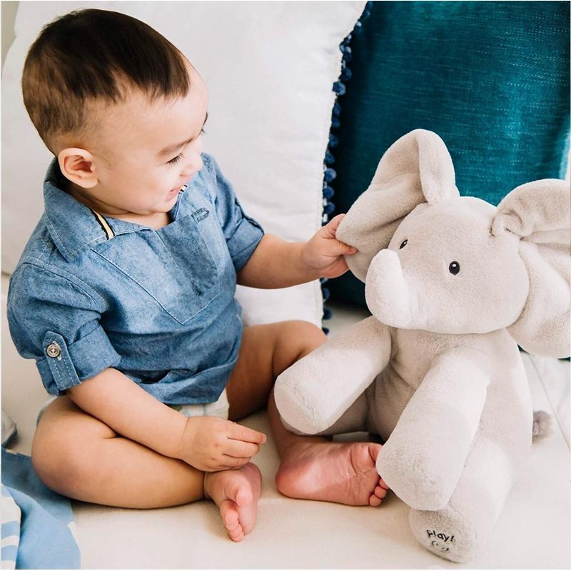 GENERICO - Elefante de peluche interactivo y musical para bebés