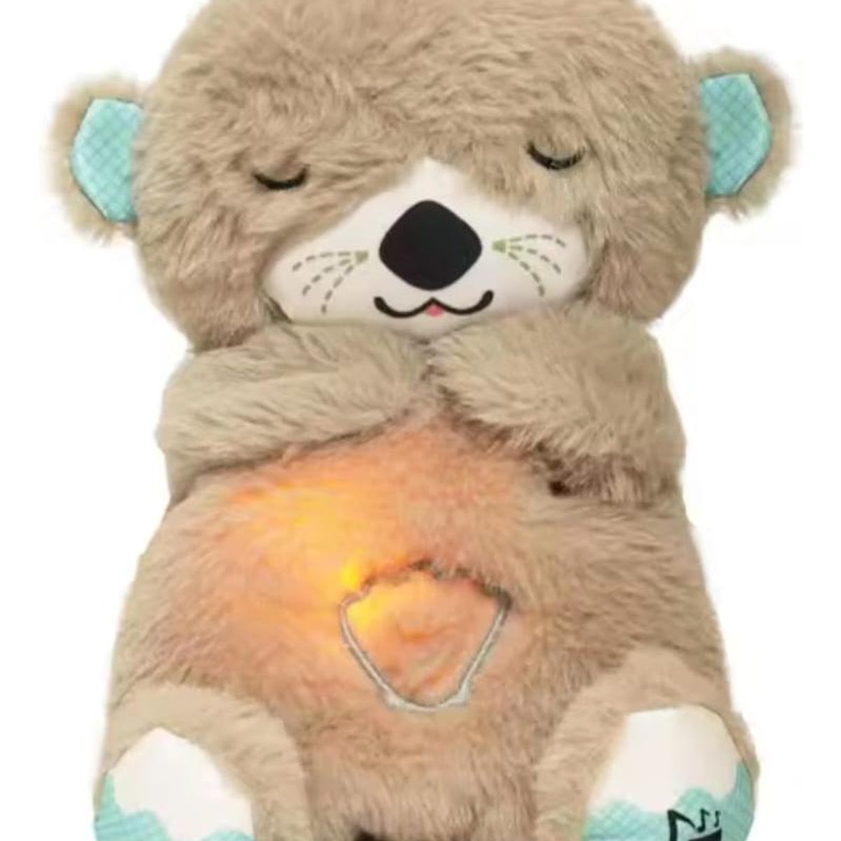 GENERICO - Nutria Peluche Calmante con Sonidos y Luces para Bebés