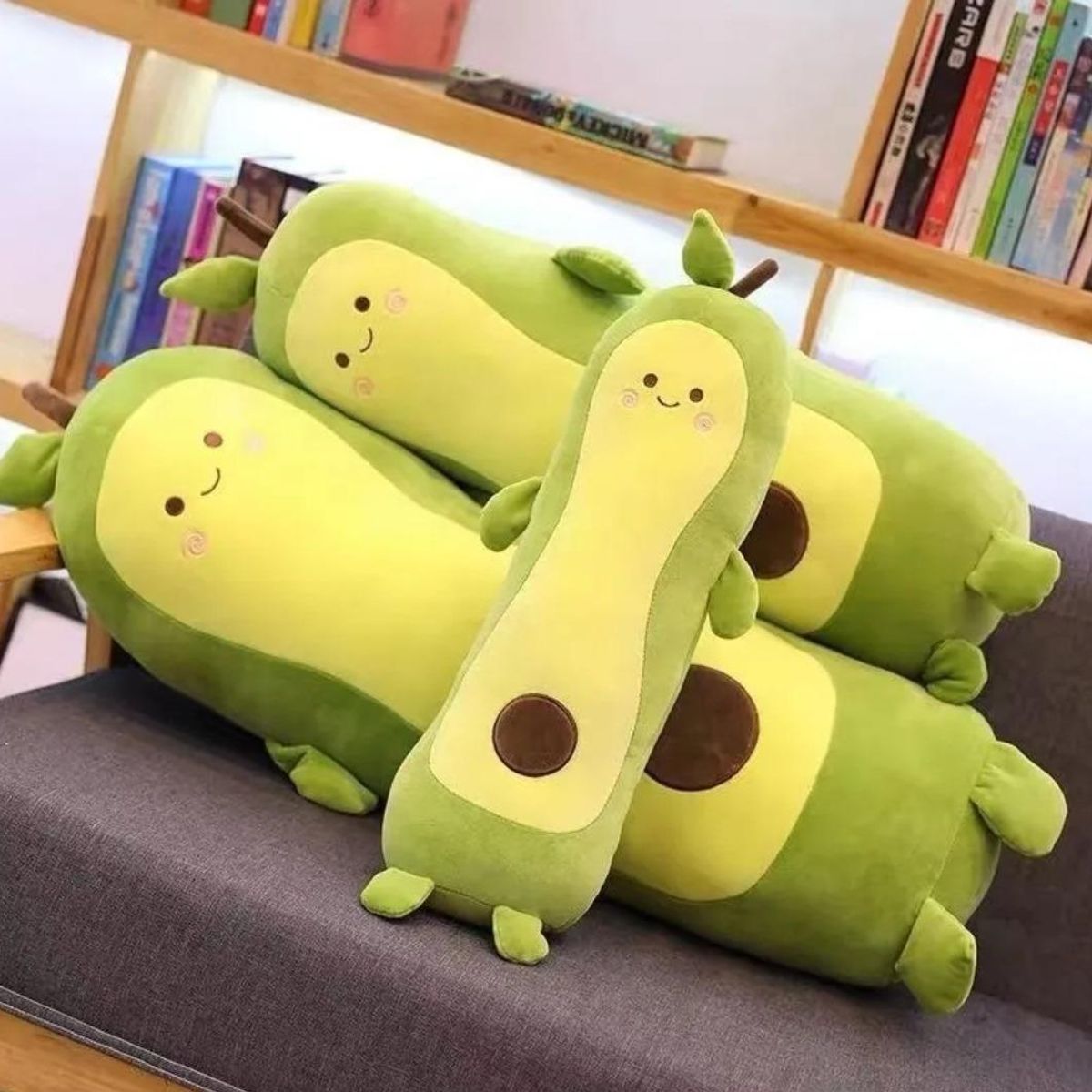 GENERICO - Peluche Almohada de Palta Verde Suave y Abrazable 90 cm